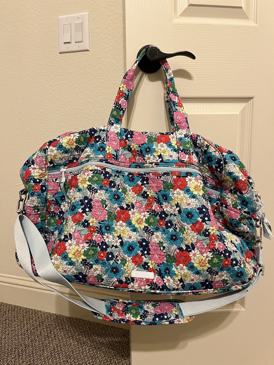 Vera Bradley Floral Quilted Weekender Bag Vera Bradley Floral Quilted Duffle Bag 18 main image 3
