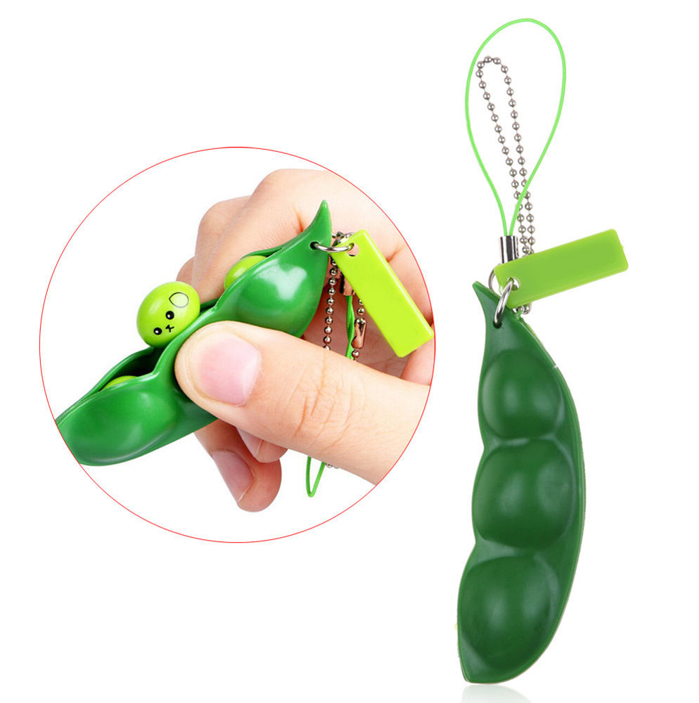 squeezy bean stress toy