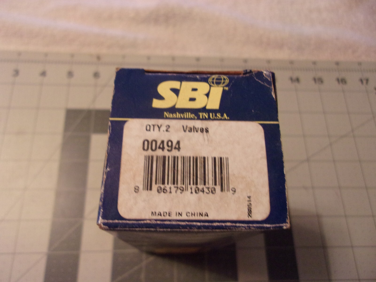 SBI 00494 Intake Valve B7T6507A 5751554 '57-'59 Ford Fairlane V8 292CI 4.8L