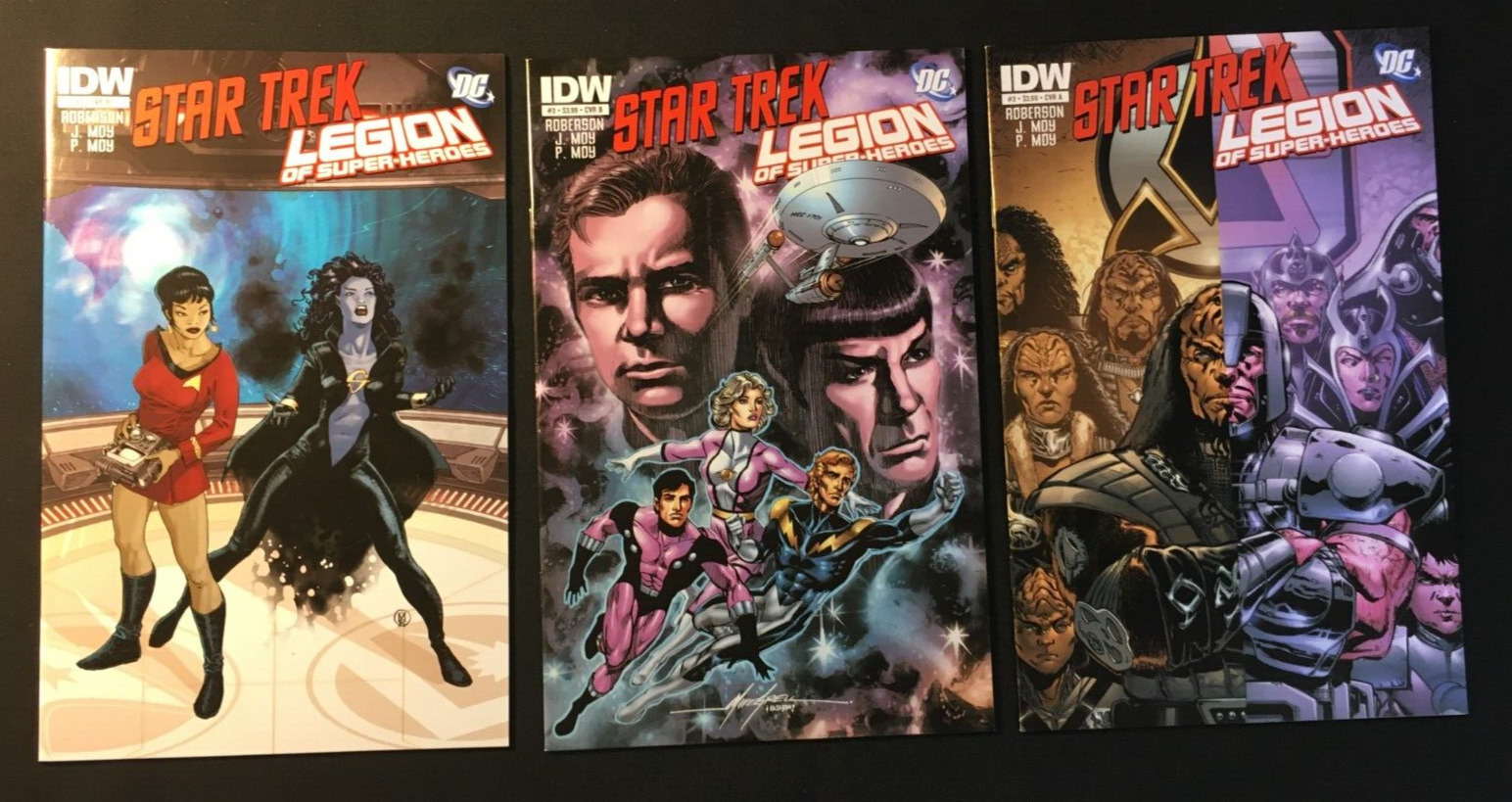 Star Trek Legion of Super-Heroes 3 and Variants RARE Gabriel Rodriguez DC IDW