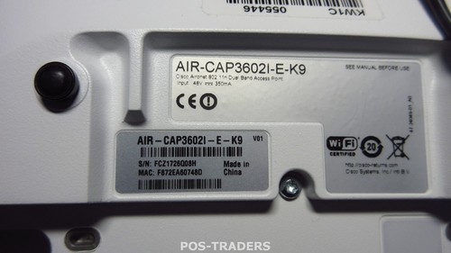 Cisco AIR-CAP3602I-E-K9 Wireless Access 3602l Dual-band 802.11a/g/n INCL PSU - Afbeelding 3 van 3