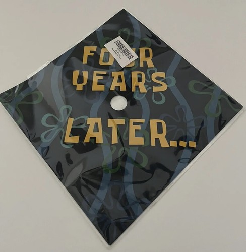 4 pc Set Lot/3 Graduation Cap Topper Decoration Sash Blue Graduate Stand Out New - Picture 2 of 9