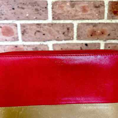 Celine Large Zip Around Wallet Multifuction Grained Calfskin