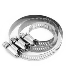 A2 Stainless Steel Hose Clips Pipe Clamps Jubilee Type 8mm - 311mm Heavy Duty