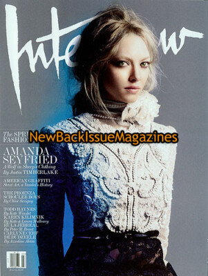 Interview 3/11,Amanda Seyfried,Todd Haynes,Karen Kilimnik,March 2011,NEW