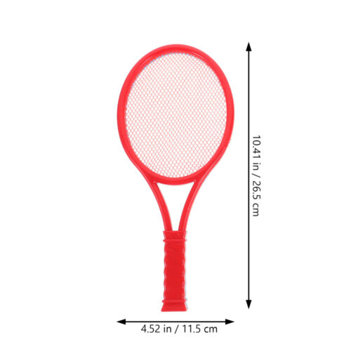 2 Pcs Plastic Tennis Racket Set for Kids with 2 Balls Random Color Play - Picture 5 of 12