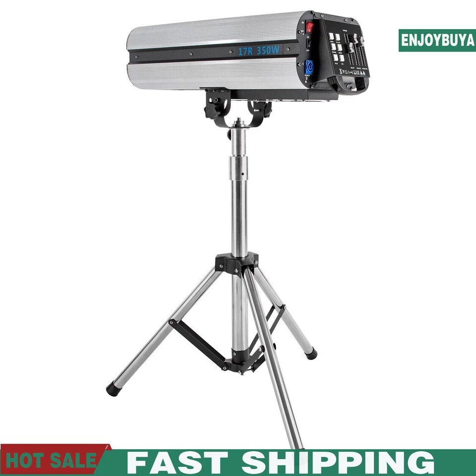 350W RGBW LED Punto de Seguir Haz DMX Foco DJ Disco Escenario Luz con Trípode Foto 3 de 4