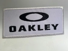 OAKLEY  NEW EMBROIDERED COMPANY NAME PATCH TAG 2 X 4-1/2