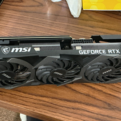 MSI NVIDIA GeForce RTX Graphics Card Triple Fan Heatsink Multiple Monitor