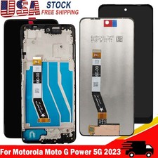 New For Motorola Moto G Power 5G 2023 XT2311 LCD Touch Screen Digitizer  Frame