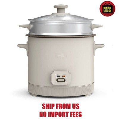 bella 16-Cup Electric Rice Cooker, Oatmilk