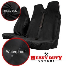HEAVY DUTY COVERS Ford Transit CUSTOM Seat Covers - Front 3 Seat Set Waterproof