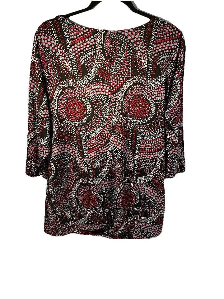 Fashion Bug Feminino Tamanho 1X Com Deslumbrante Inserção Decote V - Imagem 2 de 3