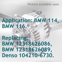 HC-Cargo Lichtmaschine Generator 180 A 14 V FüR BMW 1Er 116D 114D