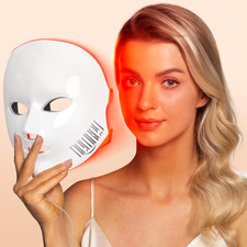 LED Face Mask Light Therapy,Red Light Therapy for Face Wrinkle Blue Light Therap