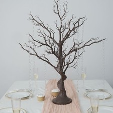34" Natural MANZANITA TREE with Garlands Wedding Party CENTERPIECES