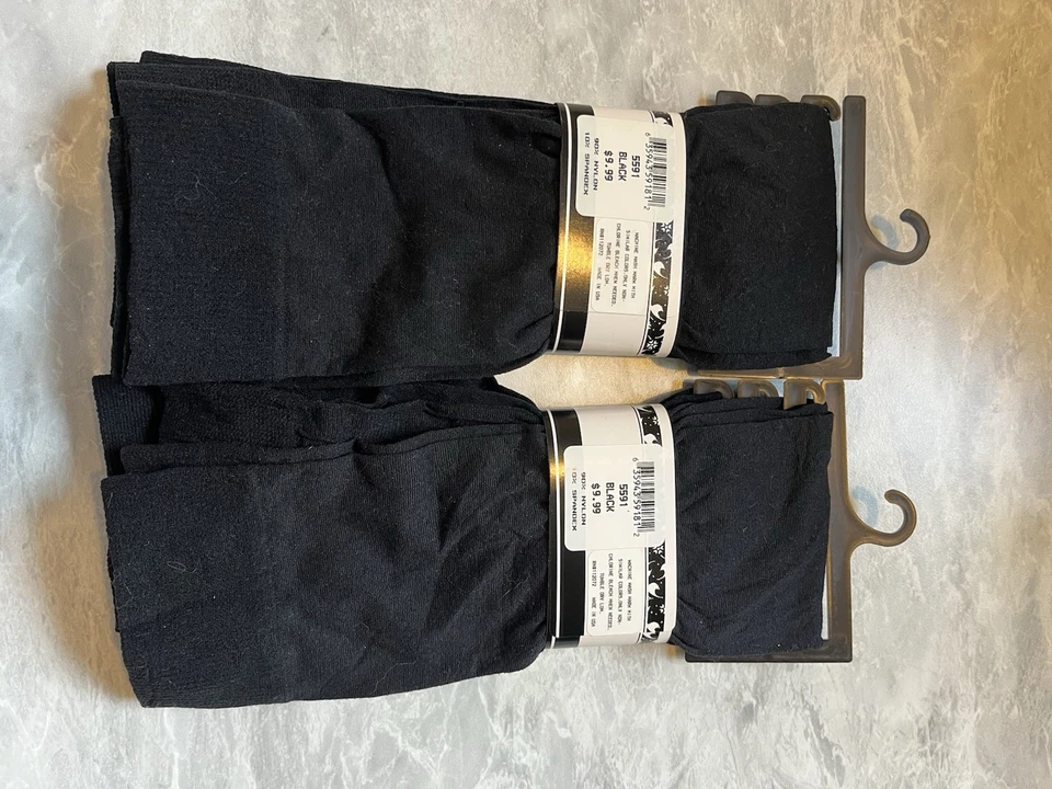 Easy Spirit Mujer Clásico Negro Pantalón Crew Calcetines Paquete Talla 9-11 Foto 2 de 3