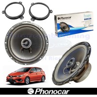 Phonocar 66026 Koaxial 2-Wege Lautsprecher 165Mm 60W FüR Toyota Auris Ii