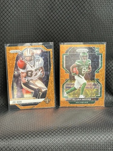 (25) 2024 Panini Prizm Green Orange Disco Rookie RC Football Card Lot Pulsar - Picture 4 of 14