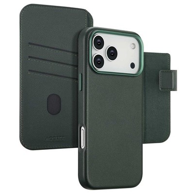 Accezz 2-in-1 Klapphülle aus Leder mit MagSafe Apple iPhone 17 Pro Max - Cedar G