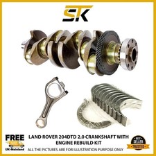 LAND ROVER 2.0 DIESEL 204DTD CRANKSHAFT ENGINE REBUILD KIT ALLOY STEEL NEW!