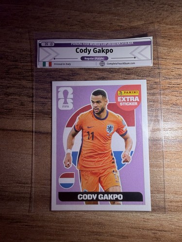 Cody Gakpo — Panini FIFA World Cup 2026 Regular Extra sticker