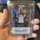 2024 Prizm Draft Tahaad Pettiford Sensational Signatures Purple Ice Auto #/99