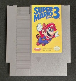Super Mario Bros. 3 (Nintendo NES) Cartridge & Box - Tested