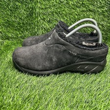 Merrell Encore Ice 4 Women's Clog Shoes Size 9 Black Suede Fur Lined J598440