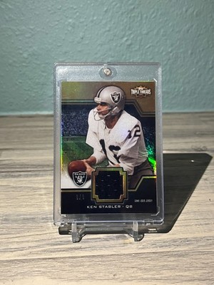 2011 Topps Triple Threads KEN STABLER Unity Relics GOLD 9/9 (EBAY 1/1!!) RAIDERS