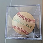 TED WILLIAMS Autograph on a Official American league Baseball  Lee Macphail