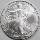 2004 American Silver Eagle (BU) - AUTHENTIC - In a Capsule to Protect It!
