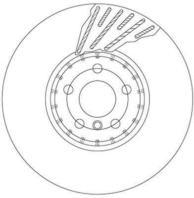Bremsscheibe vorne TRW DF6890S BMW X3 2.0 xDrive 20 d