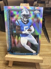 2025 Topps Chrome Football - Rico Dowdle #43 Refractor