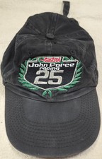 John Force Racing Castrol Oil 25 Year Celebration Slideback Cap Hat Black Auto