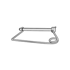 GRAINGER APPROVED 5VU97 Safety Pin,3/4 Dia 5VU97