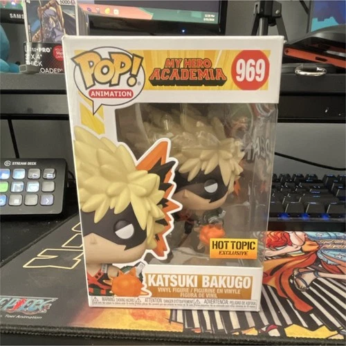 Funko Pop! Vinyl My Hero Academia Katsuki Bakugo #969 Hot Topic Exclusive Figure