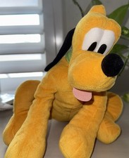 Disney Pluto Bean Bag Plush 13 Laying, Stuffed Animal, Soft Toy Dog