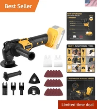 Multi-Functional Cordless Oscillating Tool with 6 Variable Speeds and LED Light
