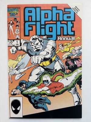 Alpha Flight Annual #1, 1986, ~NM+(~9.6), Never Opened! Check Photos!