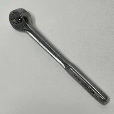 Truecraft 30130 3/8” Drive Ratchet Made In Japan Round Head Vintage I-Beam