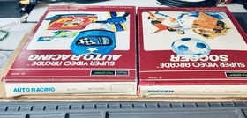 SEARS TELE-GAMES INTELLIVISION 2 GAME LOT /SEARS BASKETBALL &SEARS BASEBALL CIB