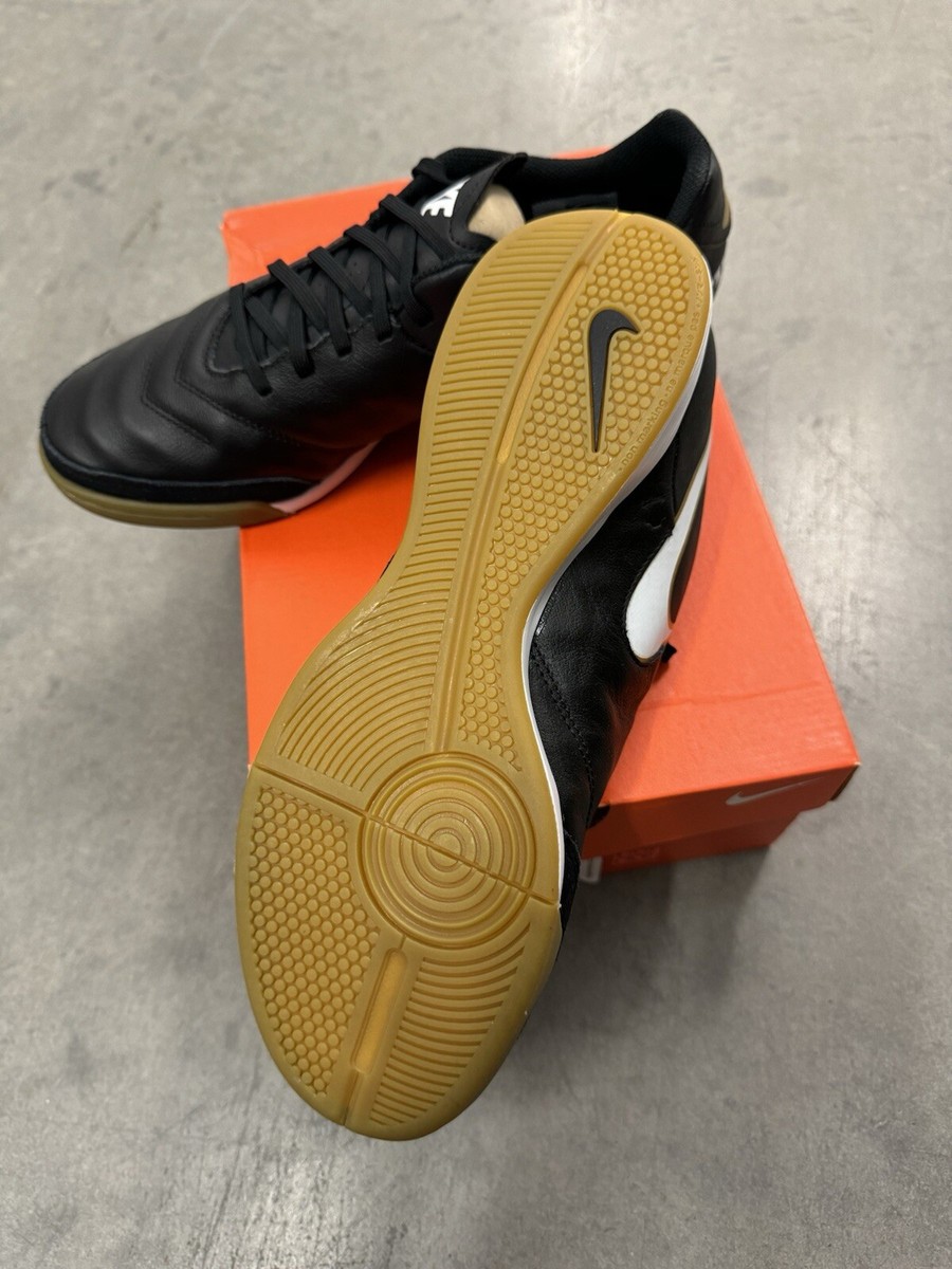 Nike Mens Tiempox Genio ll Leather IC 819215 010 Black White