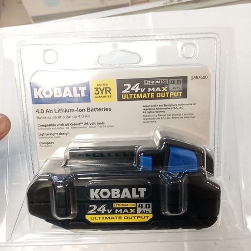 Kobalt 2887500 KXB 42403 24v Max 4.0Ah Lithium Ion Ultimate Output