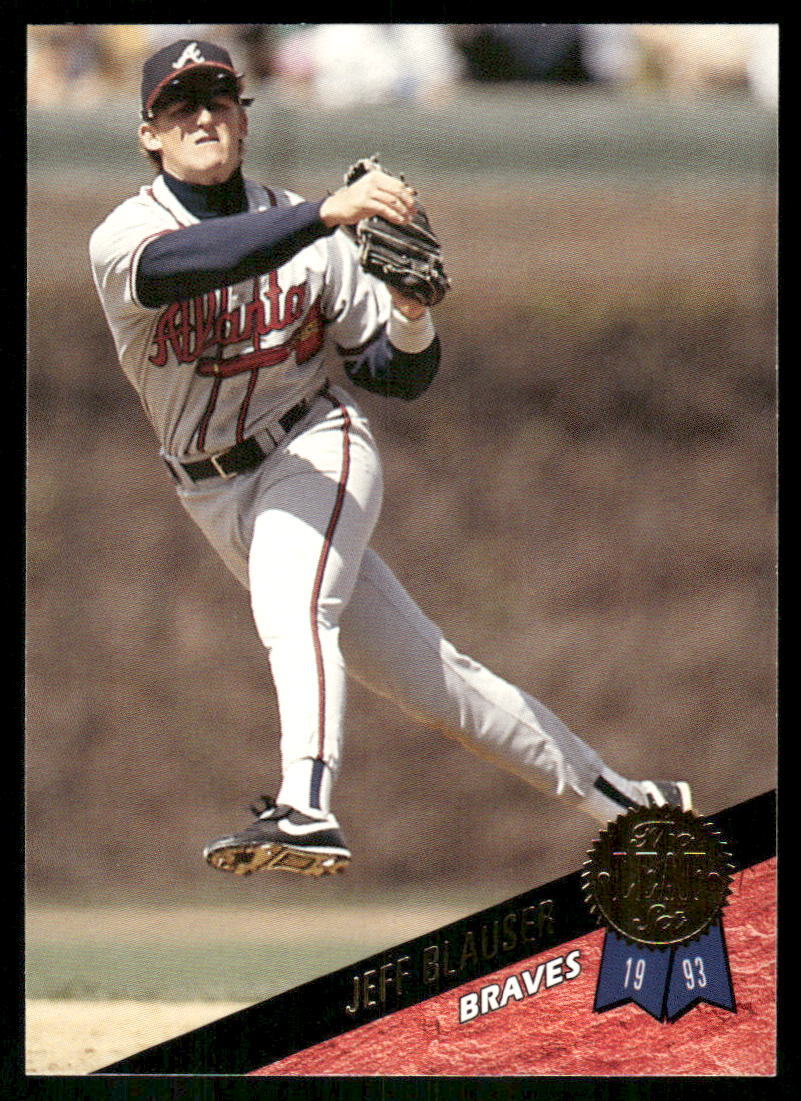 Jeff Blauser 1993 Leaf #86 Atlanta Braves