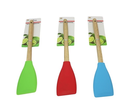 Silicone Spatula Set Heat Resistant Rubber Spatulas Set Of 2 - Picture 11 of 11