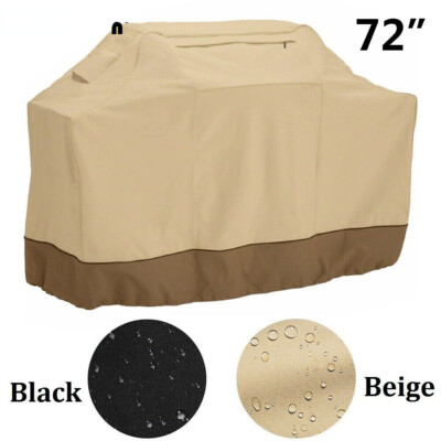 Waterproof Outdoor Barbecue BBQ Gas Grill Cover 600D Heavy Duty 58'' 64'' 70'' 72''