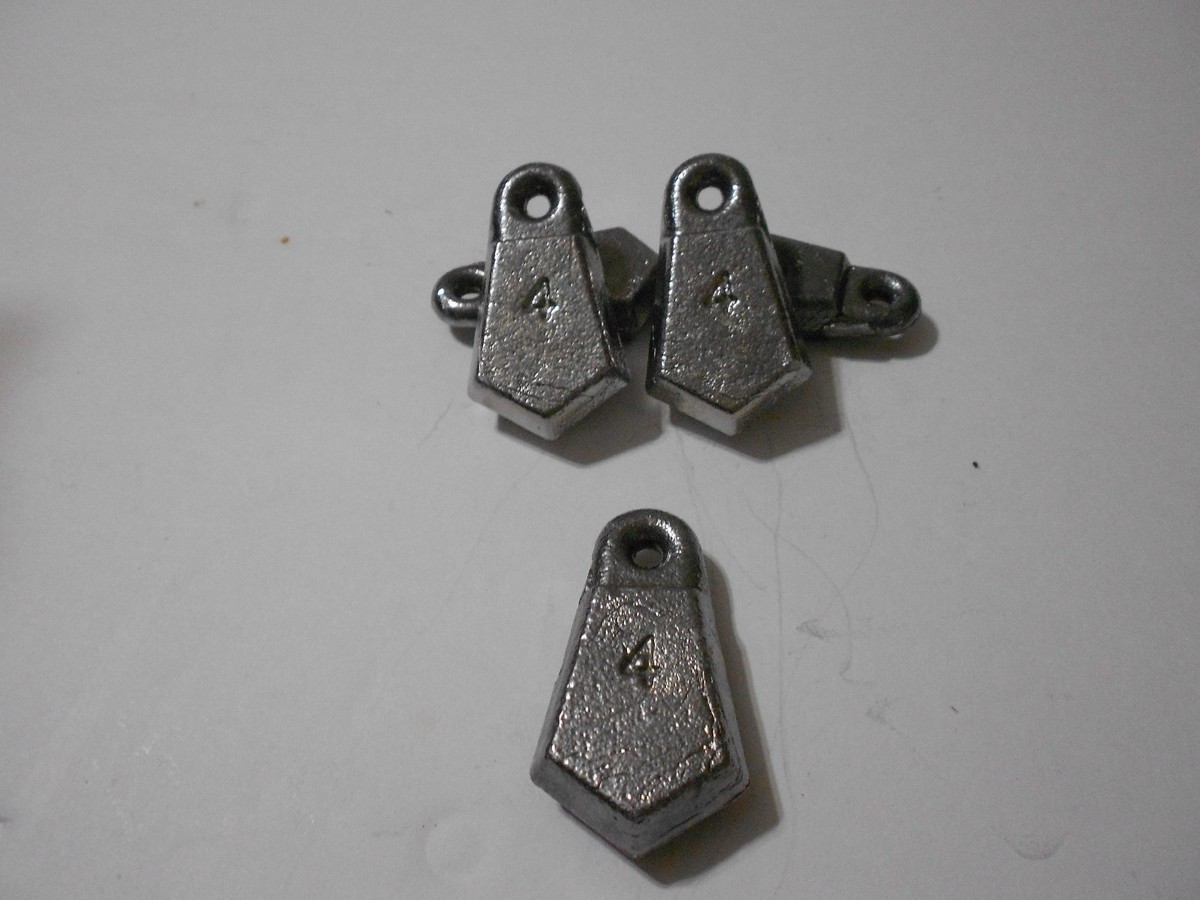 54, OZ HANDMADE FLAT BANK SINKERS