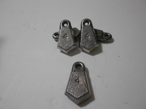 54, 4 OZ  HANDMADE FLAT BANK SINKERS - product listing photo