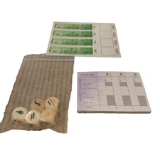 Wingspan Original Parts Pieces Lot Wooden Action Cubes Dice Scorepad